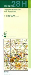 Topografische kaart / Wandelkaart 28H Hengelo - Twente