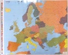 Wandkaart (54) Europa Europe politiek | Michelin