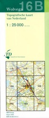 Topografische kaart / Wandelkaart 16B Wolvega
