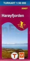 Wandelkaart 2699 Harøyfjorden -  topografische kaart Turkart Noorwegen | Statens - Ugland IT