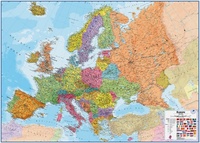 Wandkaart Europa - Europe political wall map (LARGE) papieren versie | Maps International