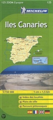 Landkaart - wegenkaart 125 Canarische eilanden - Iles Canaries | Michelin 125 zoom