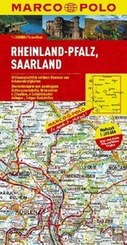 Wegenkaart - Landkaart Rheinland-Pfalz Saarland  MP D10 | Marco Polo