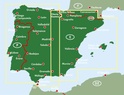 Wegenkaart  - landkaart Spanje en Portugal - Spanien und Portugal | Freytag Berndt