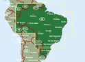 Wegenkaart - landkaart Brasilien - Brazilië | Freytag Berndt