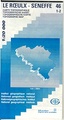 Topografische kaart Belgie NGI 46 / 1-2 Le Roeulx - Seneffe (1:20.000) - wandelkaart