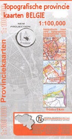 Topografische kaart Luik - wegenkaart provincie Luik - Liege - België | NGI