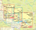 Overzicht Kompass wandelkaarten Bohemen - Bohemer Woud 1:50:000