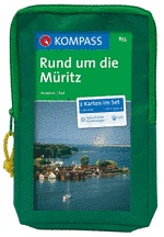 Wandelkaart WK 855  Rund um die Müritz (2 delige set) | Kompass