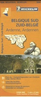 534 Wegenkaart - Landkaart  Michelin 534 Zuid-België, Ardennen | Michelin