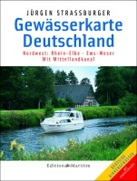 Waterkaart Duitsland Gewässerkarte Deutschland: Nordwest | Maritim