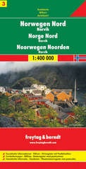 Wegenkaart - landkaart 03 Noorwegen Noord - Narvik - Bodo - Namsos - Lofoten | Freytag Berndt