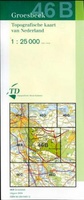 Topografische kaart - wandelkaart 46B Groesbeek