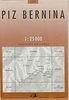 Wandelkaart 1277 Piz Bernina - Graubinden, Tessin | topografische kaart Bundesamt Zwitserland