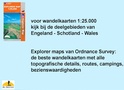 Overzichtskaart Explorer 25.000 wandelkaarten Engeland - Schotland - Wales