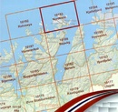 Wandelkaart - Topografische kaart 10193 Norge Serien Nordkapp - Noordkaap | Nordeca