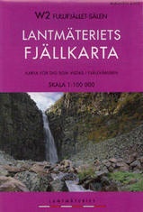 Wandelkaart W2 Fulufjället - Sälen Fjällkarta Topografische kaart Zweden | Lantmateriet
