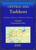 EWP wegenkaart - landkaart Tashkent - Oezbekistan
