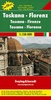 Landkaart wegenkaart Toscane, Firenze / Florence