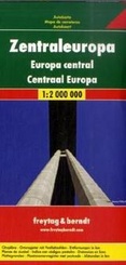 Wegenkaart landkaart Midden Europa - Centraal Europa -  Central Europe | Freytag & Berndt