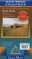 Wegenkaart - Autokaart - Landkaart Silk Road Countries - Zijde Route | Gizi Map
