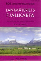 Wandelkaart BD06 - BD6 Abisko - Kebnekaise - Narvik Fjällkarta Topografische kaart Zweden | Lantmateriet