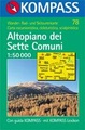 Wandelkaart 78 Altopiano dei Sette Comuni | Kompass