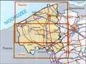 Topografische kaart West Vlaanderen - wegenkaart provincie West Vlaanderen - België | NGI