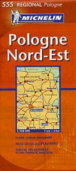 Wegenkaart  - landkaart 555 Polen Noord Oost | Michelin