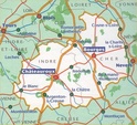 Wegenkaart - landkaart - autokaart 323 Cher - Indre | Michelin Local