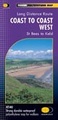 Wandelkaart Coast to Coast west - westelijk deel - St Bees to Keld | Harvey Maps