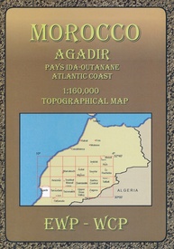 Wandelkaart - Wegenkaart - landkaart HI Agadir regio (Marokko) | EWP