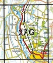 Topografische kaart / Wandelkaart 27G Olst