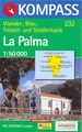 Kaart - Wandelkaart 232 La Palma | Kompass