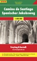 Landkaart  - wegenkaart St. Jakobsroute -  Spanischer Jakobsweg | Freytag und Berndt