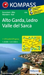 Wandelkaart 096 Alto Garda - Ledro - Val di Sarca | Kompass