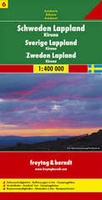 Wegenkaart - landkaart 06 Schweden Lapland - Kiruna ( Zweden )| Freytag und Berndt