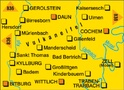 Wandelkaart 837 Vulkaneifel-Gerolstein-Bitburg-Zell(Mosel) | Kompass