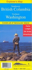 Wegenkaart  - Landkaart 4. Southwest British Columbia & Northern Washington | Gem Trek