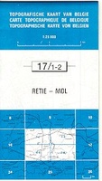 Topografische kaart Belgie NGI 17 / 1-2 Dessel - Mol (1:20.000) - wandelkaart