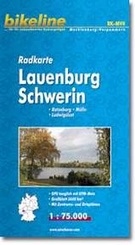 Fietskaart Radkarte Lauenburg Schwerin MV4 | Bikeline