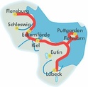 Fietsgids Ostseeküstenradweg 1 Flensburg naar Lubeck | Bikeline