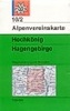 Alpenvereinskarte 10/2 Hochkönig/Hagengebirge - - wandelkaart Oostenrijk