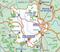 Wegenkaart - landkaart - autokaart 327 Loire - Rhone | Michelin Local