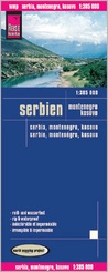 Landkaart - wegenkaart Servië, Montenegro & Kosovo | Reise Know How