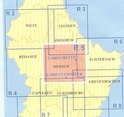 Wandelkaart Luxemburg R5 Larochette - Lorentzweiler - Ettelbruck