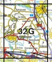 Topografische kaart / Wandelkaart 32G Barneveld