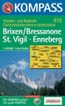 Wandelkaart 615 Brixen/Bressanone St.Vigil - Enneberg