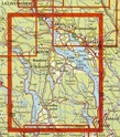 Wandelkaart 2551 Mjøsa - Randsfjorden,  topografische kaart - Turkart Noorwegen | Statens - Ugland IT