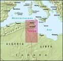 Landkaart - wegenkaart Tunisia - Tunesië | Nelles Maps